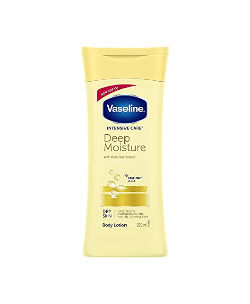 Vaseline Intensive Care Deep Moisture Body Lotion, 200 ml, for All Skin Types